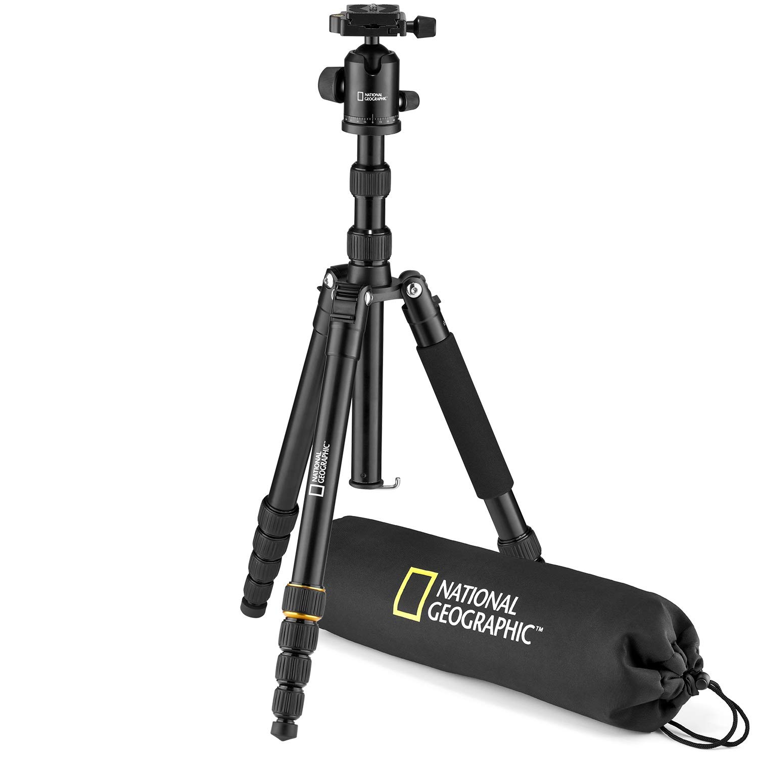 National Geographic NGTR002T - Treppiede con Monopiede, Nero