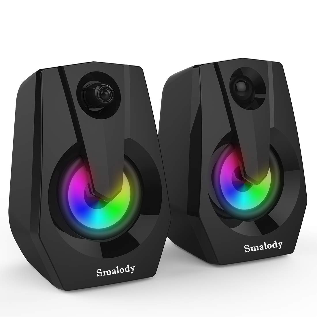 Smalody Altoparlanti PC Cablati USB con Luci RGB
