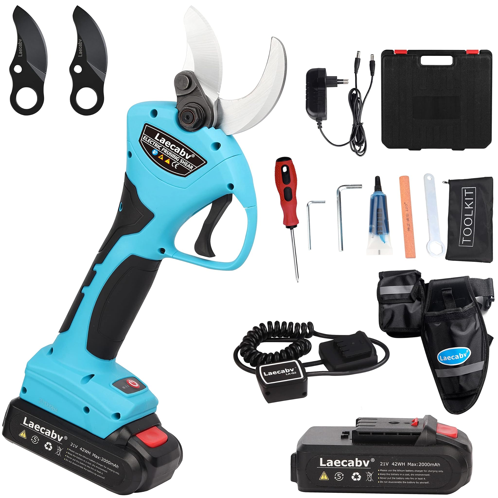 Laecabv Forbici Potatura Elettriche 40mm Professionali