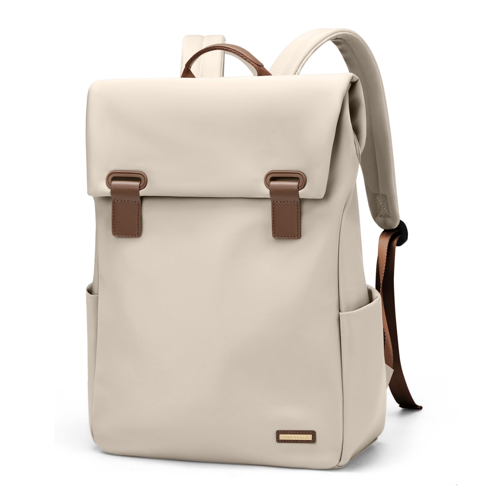 GOLF QUALITY Zaino PC Portatile 15,6 Pollici, Mandorla