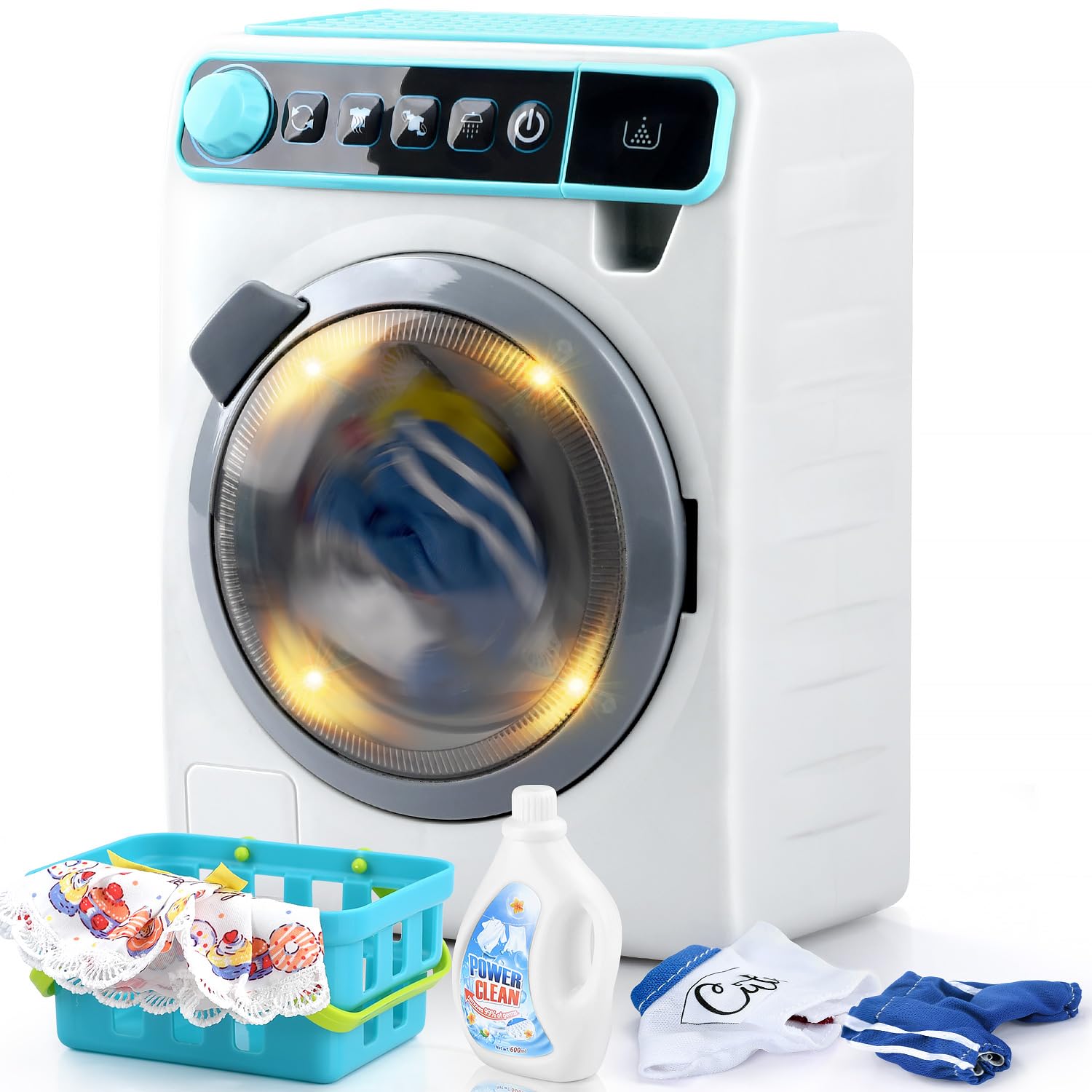 PLAY Lavatrice Giocattolo Elettronica per Bambini