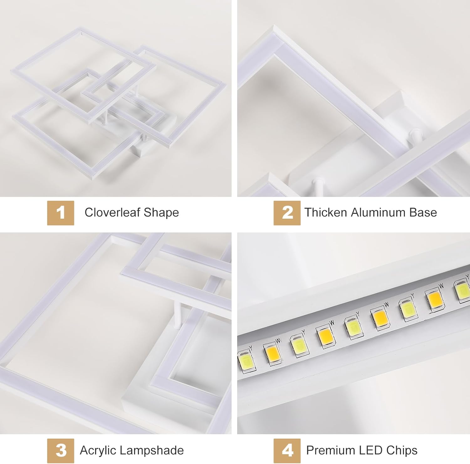 Delipop Plafoniera LED Soffitto Dimmerabile 40W - immagine 6