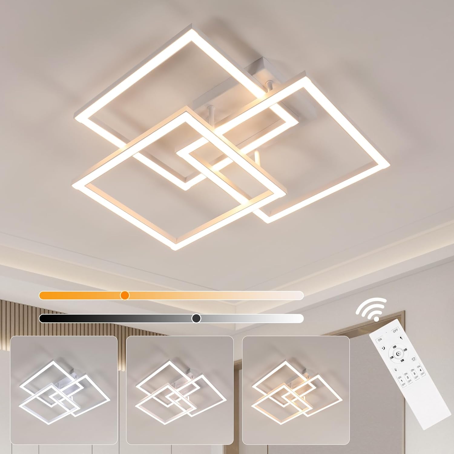 Delipop Plafoniera LED Soffitto Dimmerabile 40W - immagine 9