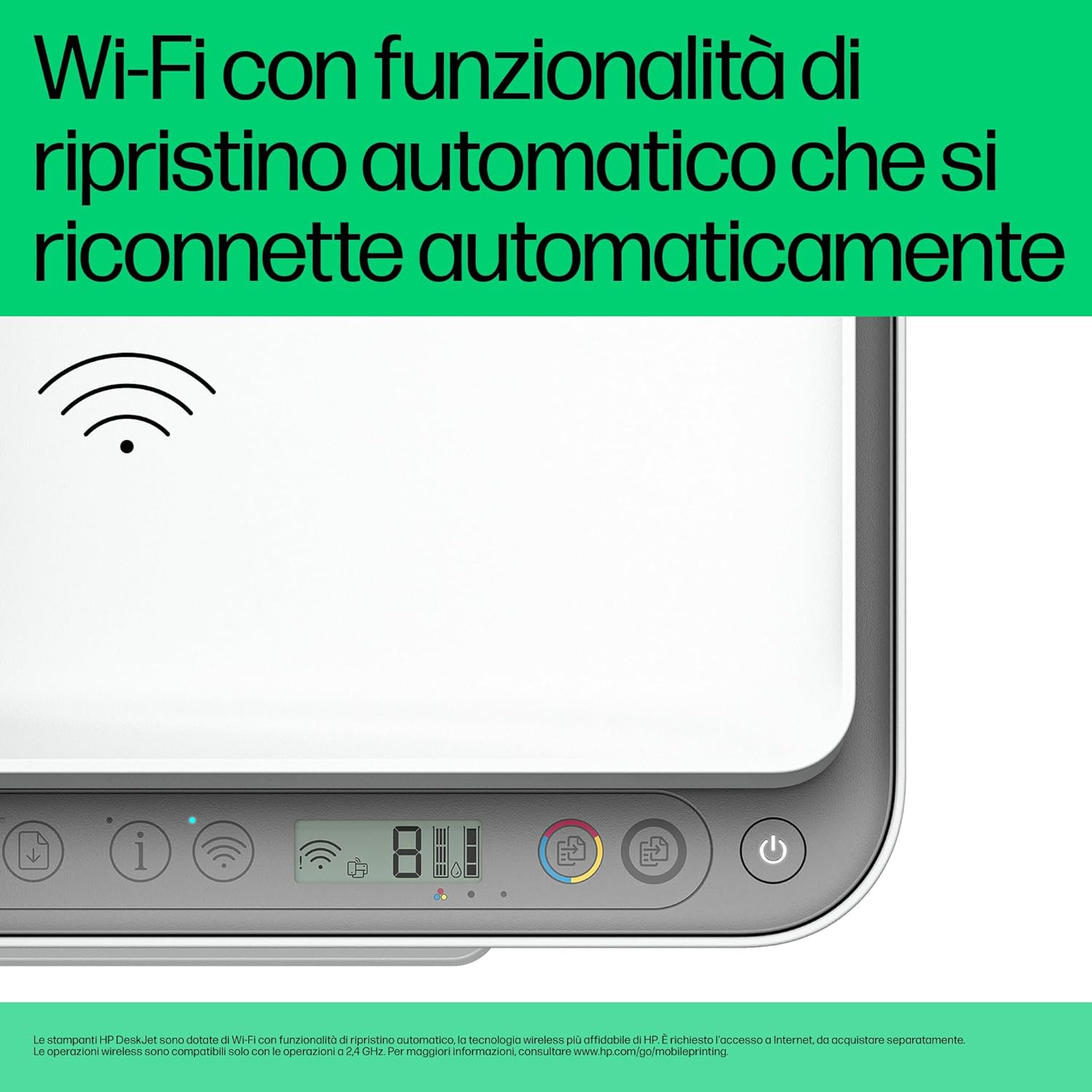 Hp DeskJet 4220e - Stampante Multifunzione A4, Bianca - immagine 4