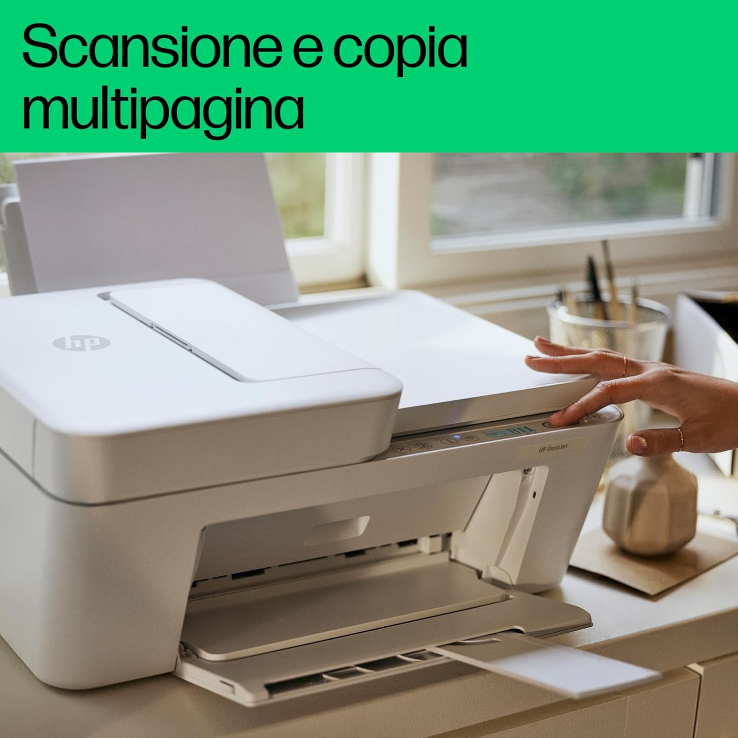 Hp DeskJet 4220e - Stampante Multifunzione A4, Bianca - immagine 6