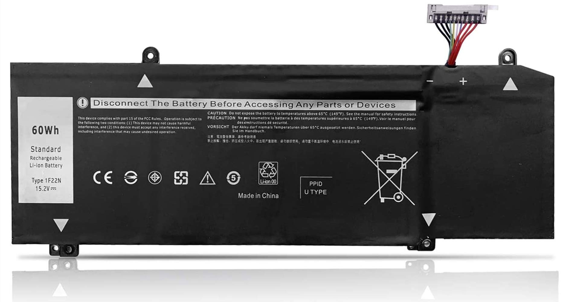 Askc 1F22N Batteria Laptop per Dell Alienware M15 M17 R1