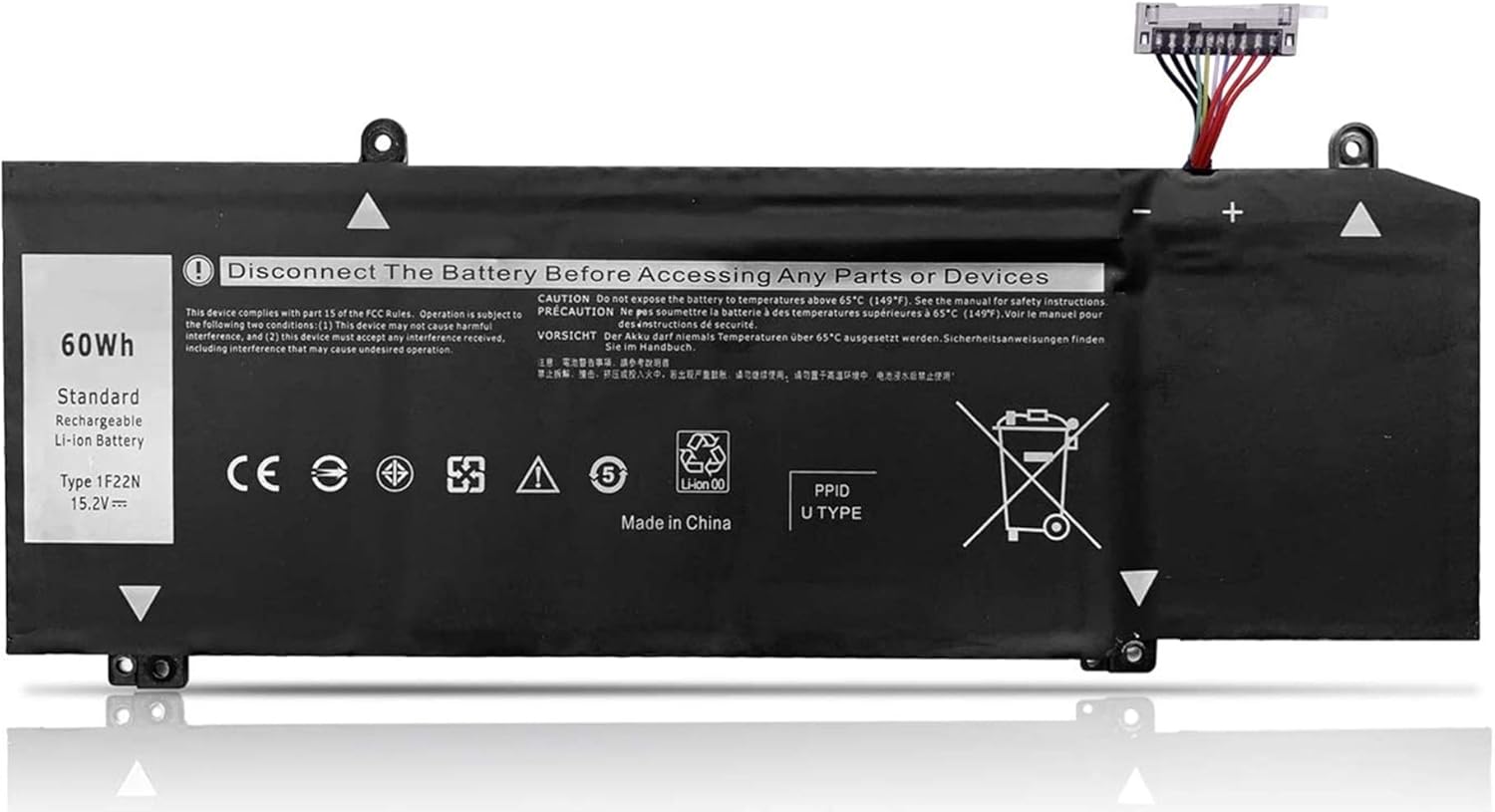 Askc 1F22N Batteria Laptop per Dell Alienware M15 M17 R1 - immagine 1