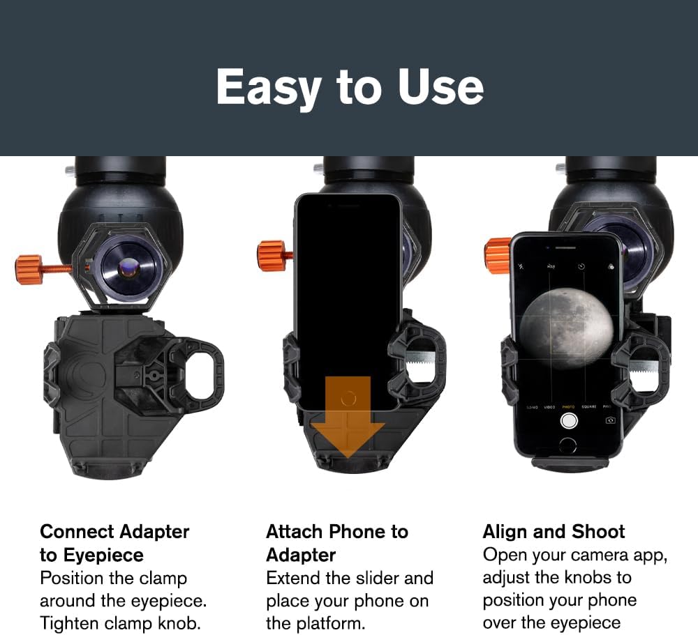 Celestron 81036 NexGO 2-Axis Adattatore Smartphone - immagine 3