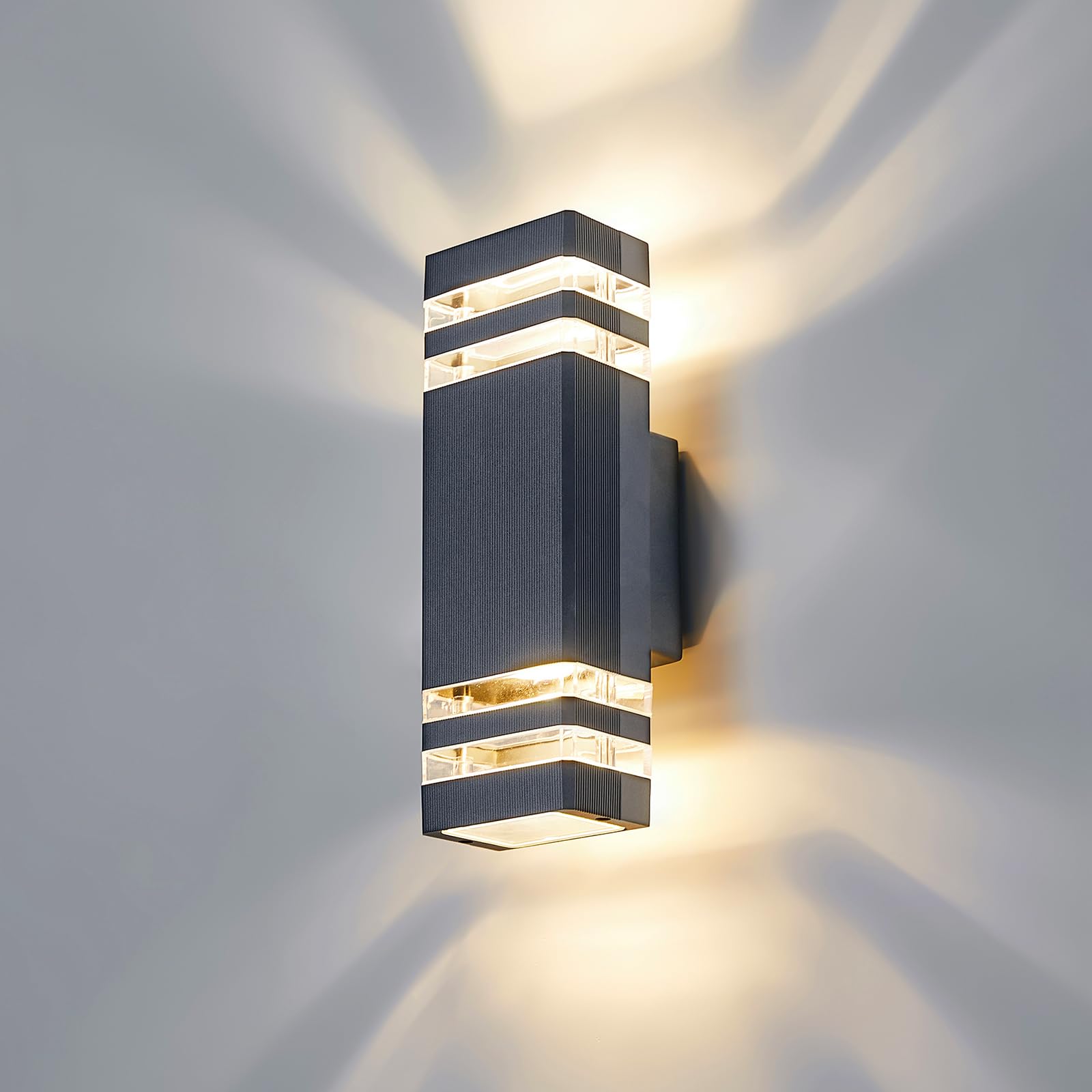 Celavy Lampada Parete LED Esterni IP65 Up Down, Grigio