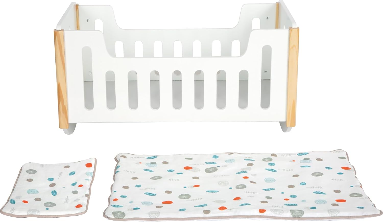 small foot Letto Cullare Little Button in Legno - immagine 4