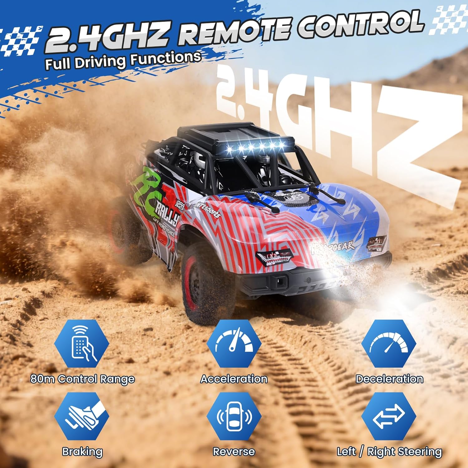 Auto Telecomandata RC Off-Road Crawler 2.4Ghz - immagine 3