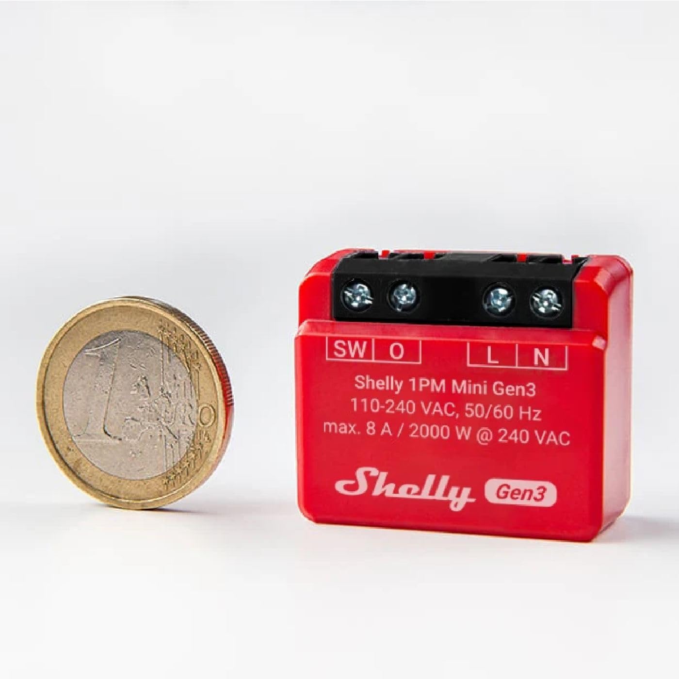 Shelly 1PM Mini Gen3 - Relè Smart Switch Wi-Fi 8A (4 pz) - immagine 4