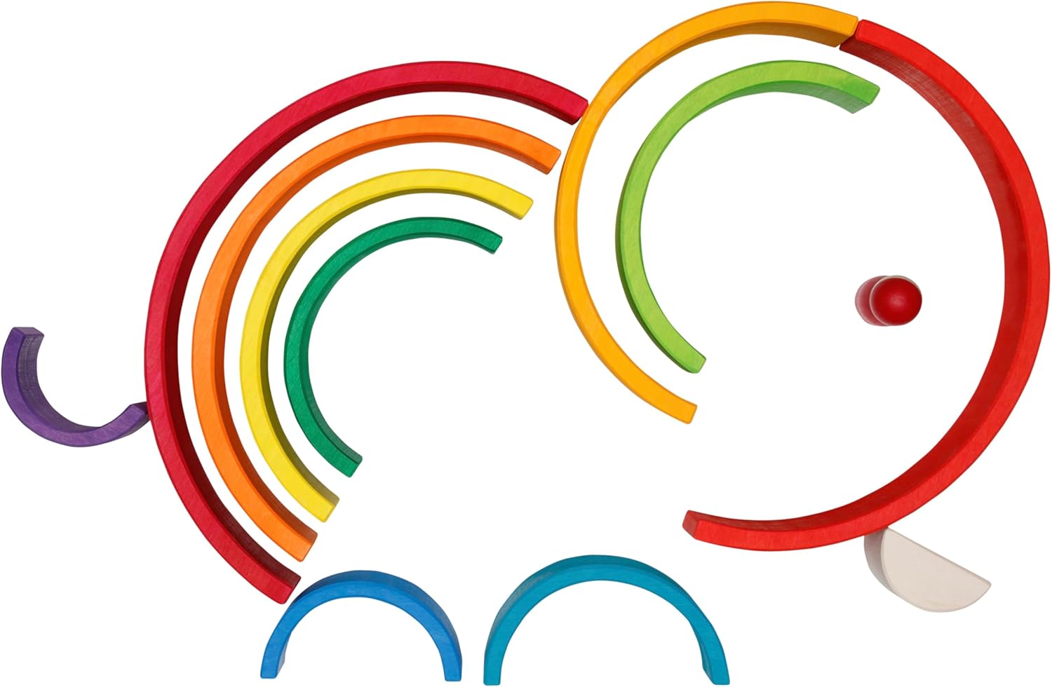 Goki Bausteine Regenbogen - immagine 3