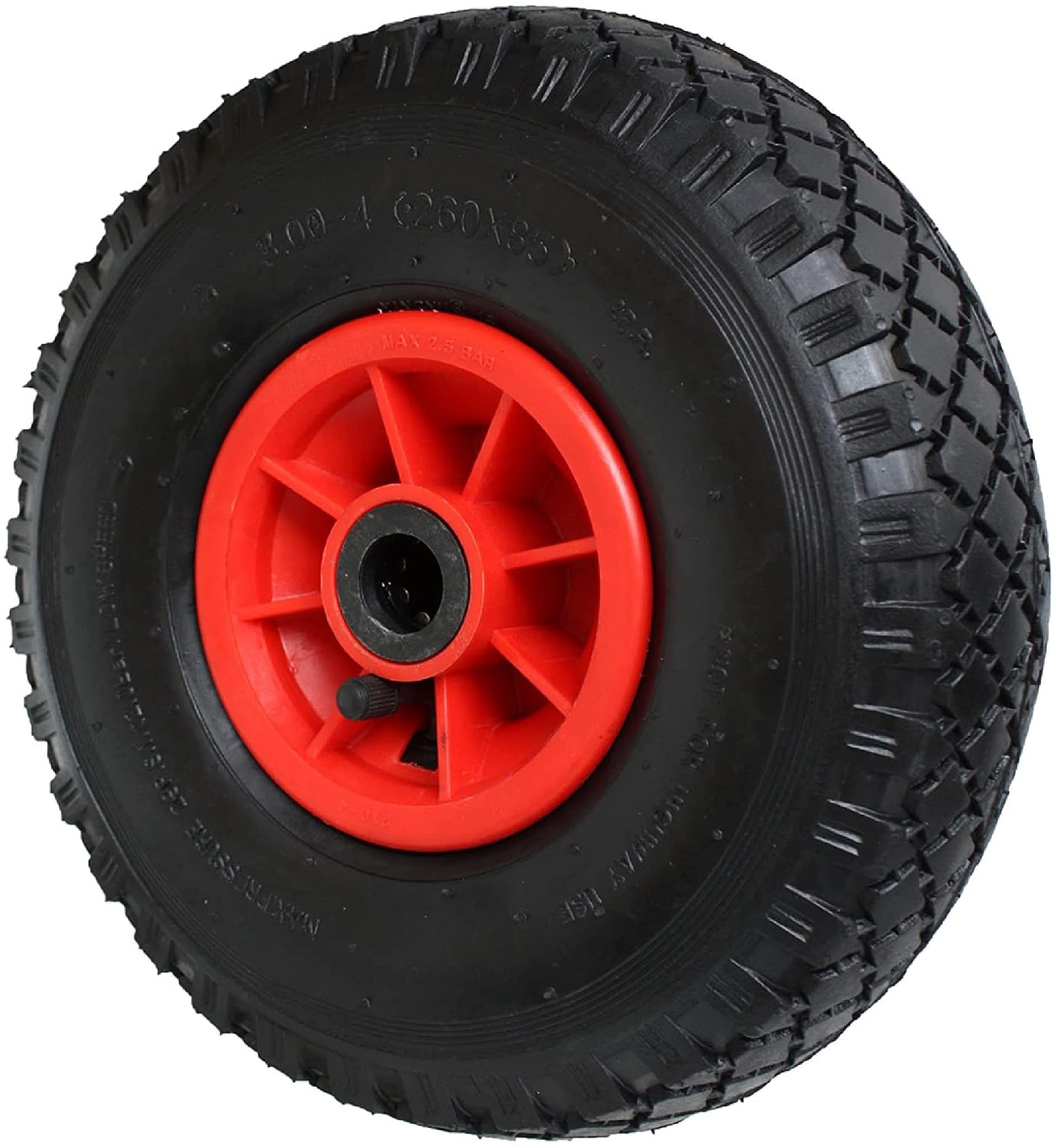 Kippen 1637A1 - Ruota Pneumatica per Carrello, dimensioni: 3.00-4 (260x85 mm.)