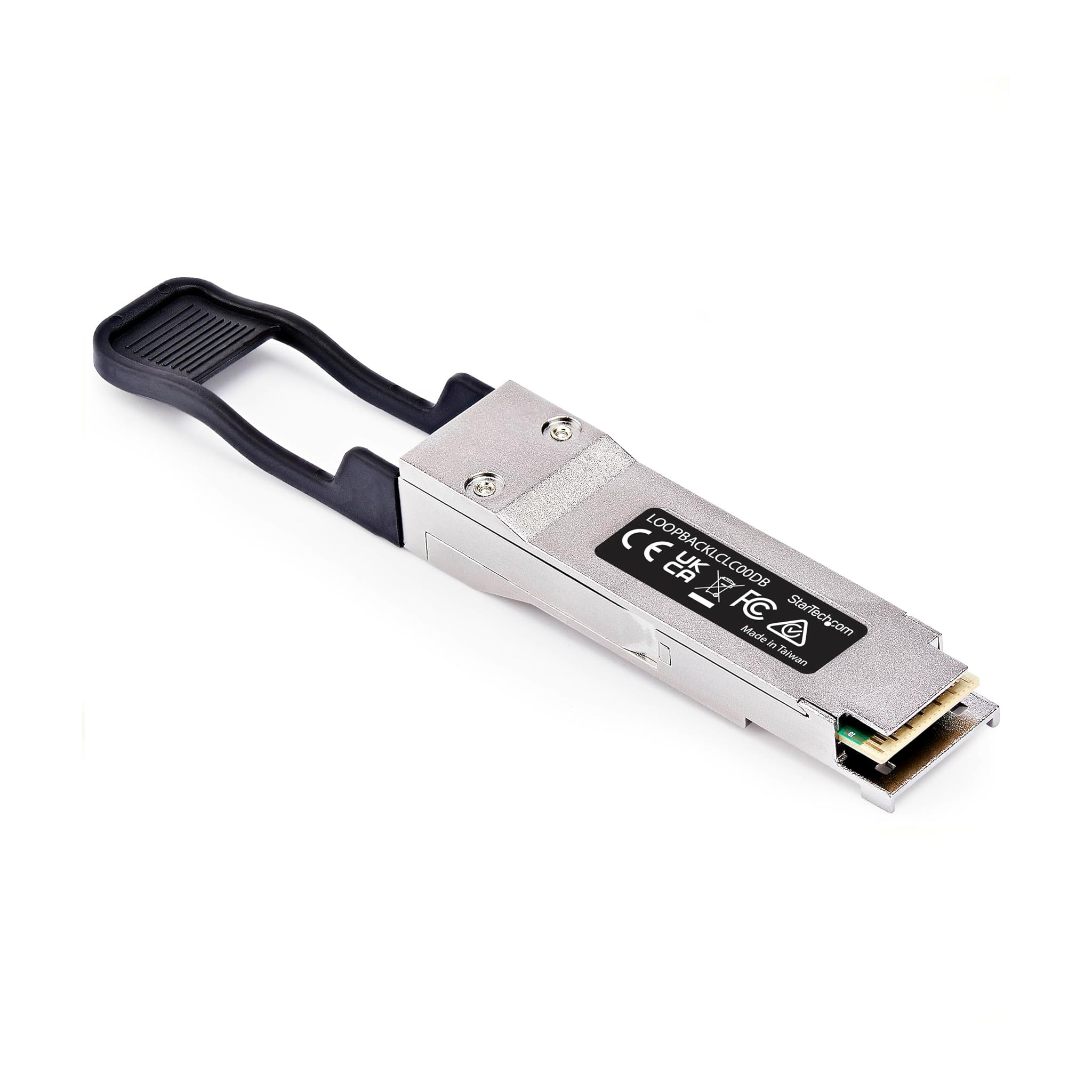 StarTech Modulo Loopback QSFP28, Adattatore Loopback Passivo QSFP28 100G, Tester Porta QSFP, Plug di Test Loopback 100G QSFP, Conforme MSA