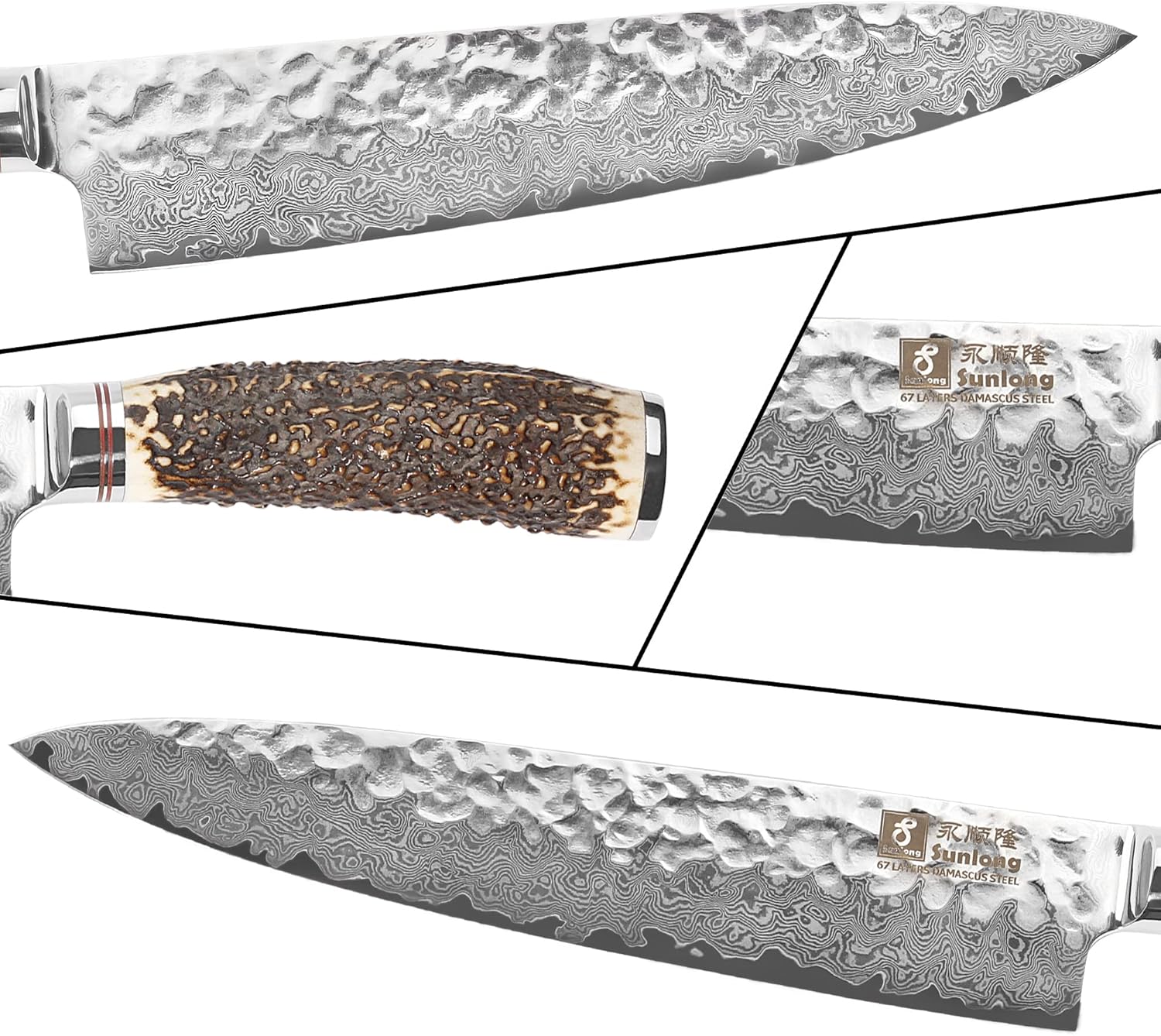 YOUSunlong Coltello da Cuoco Lama 254mm - immagine 2