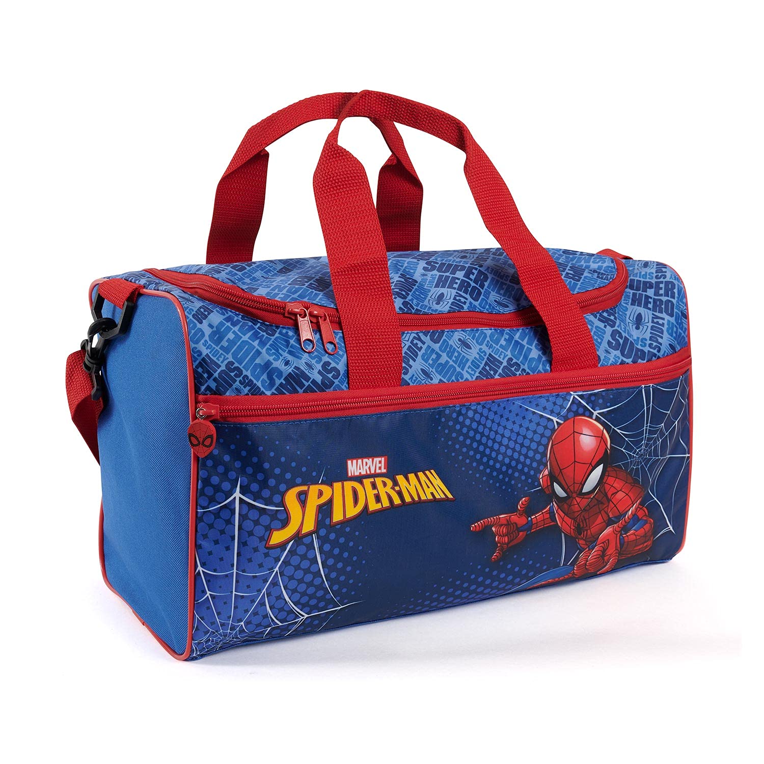 PERLETTI Borsa Sport Spiderman Blu e Rosso