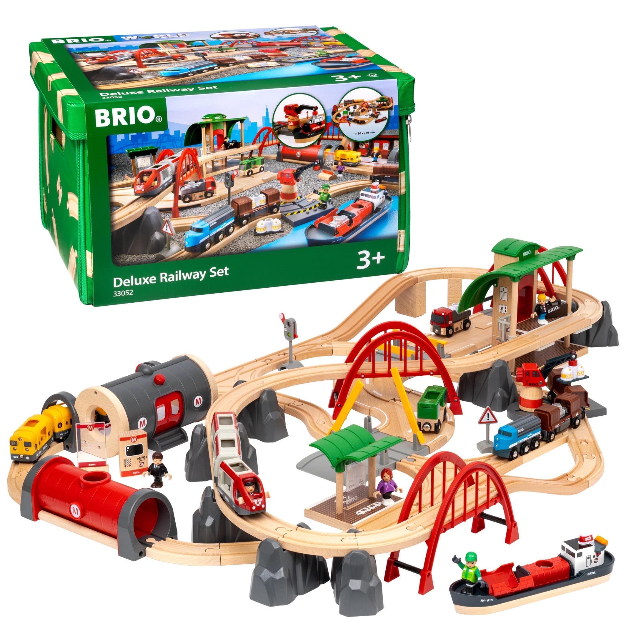 Brio World - Set Ferrovia Deluxe in Legno