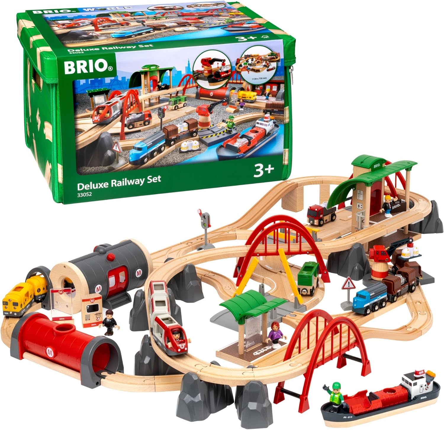 Brio World - Set Ferrovia Deluxe in Legno - immagine 1