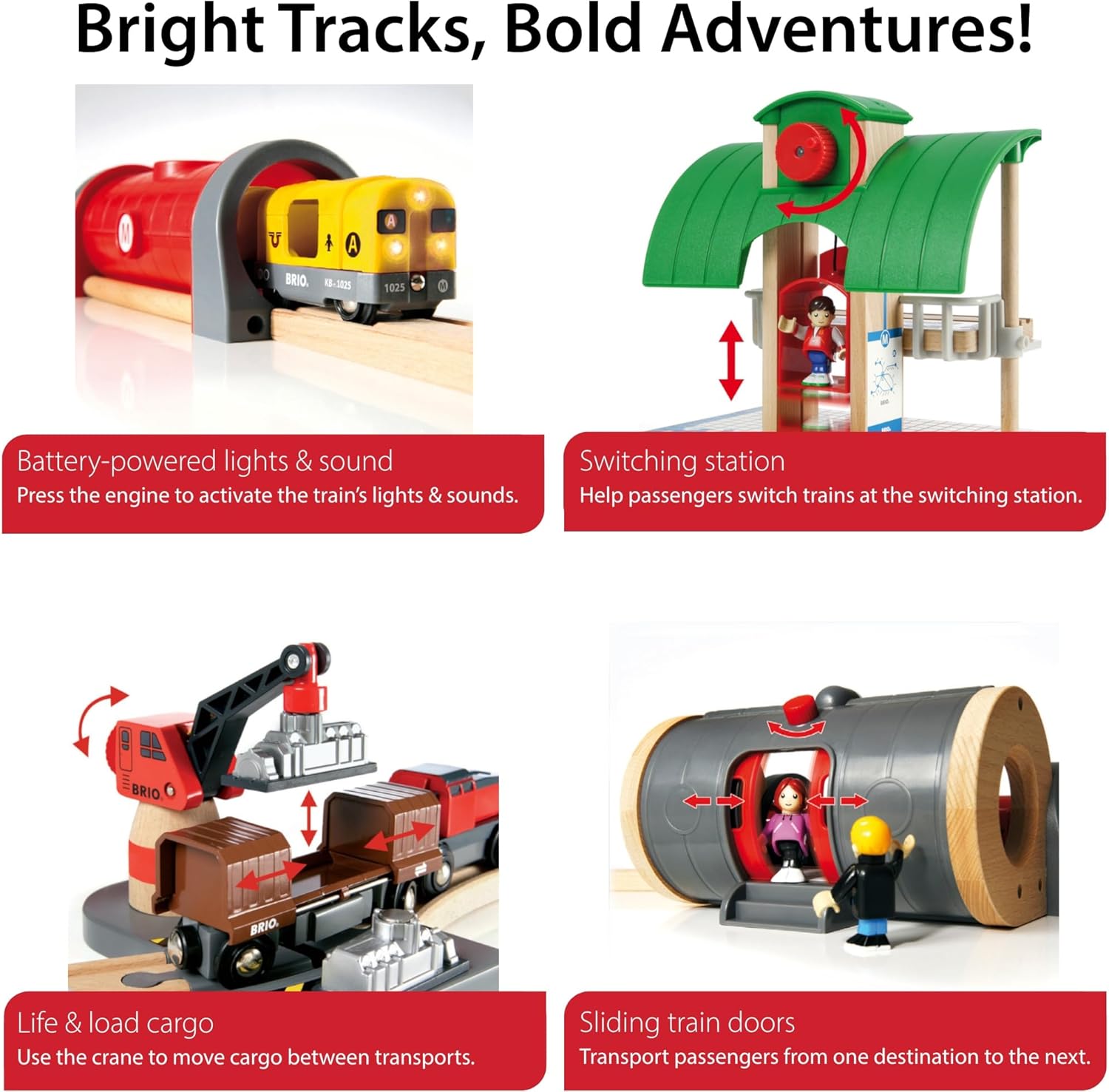 Brio World - Set Ferrovia Deluxe in Legno - immagine 3