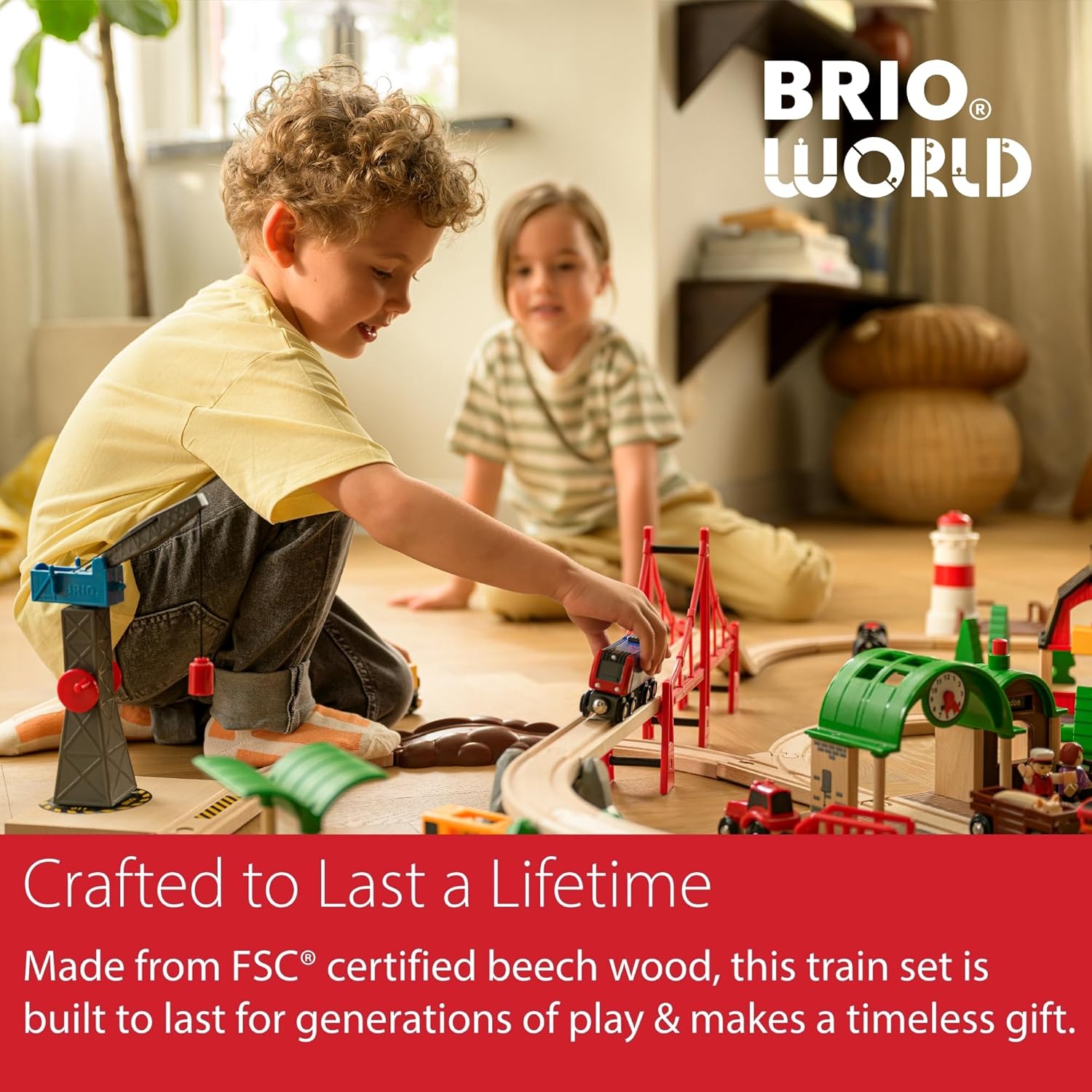 Brio World - Set Ferrovia Deluxe in Legno - immagine 7