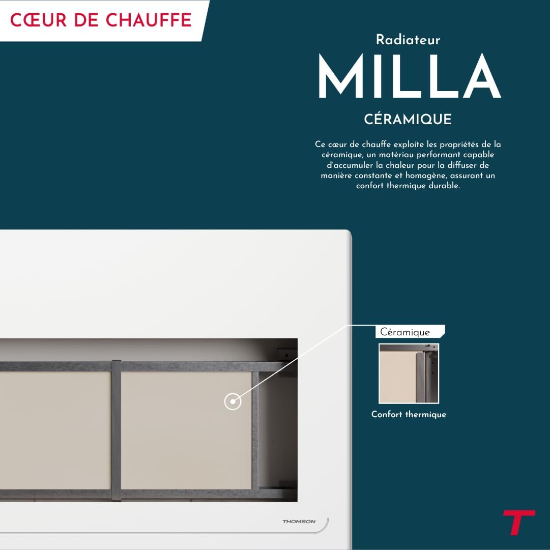 Thomson MILLA - Radiatore Elettrico WiFi 1500W - immagine 5