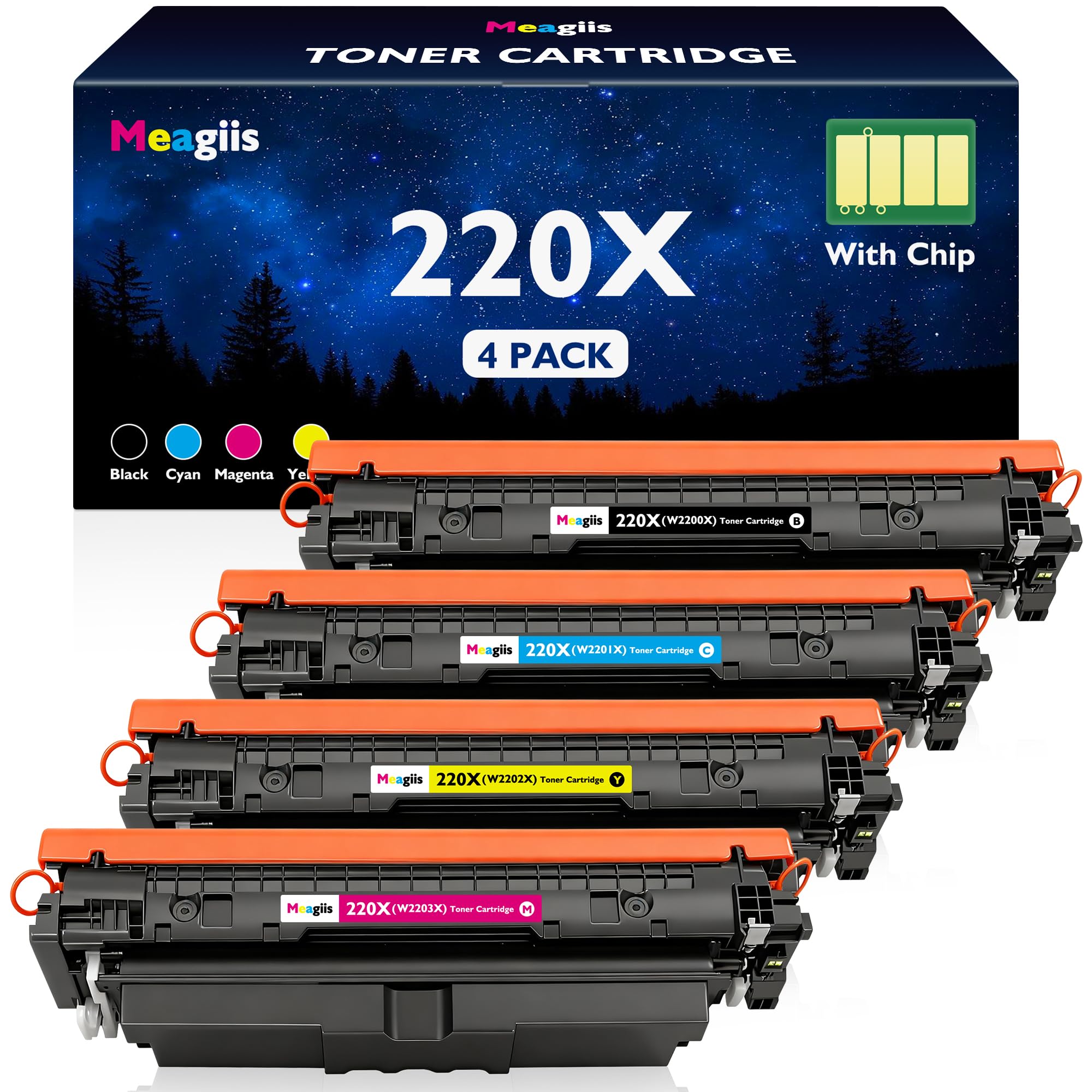 Cartucce Toner Compatibili HP 220X Alta Resa (4 Pack)