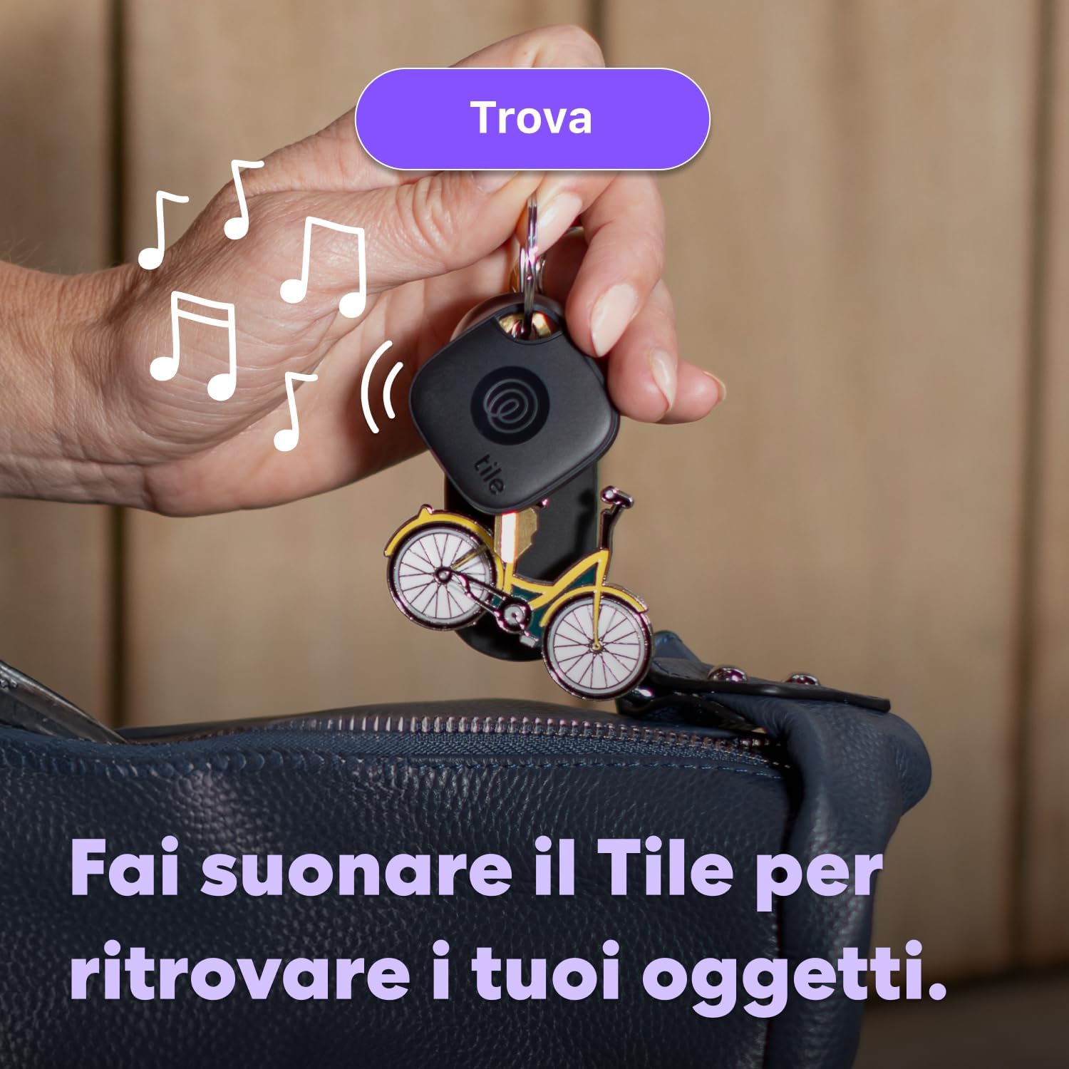 Tile by Life360 Mate (2024) - Localizzatore Bluetooth, Navy Blaze - immagine 3