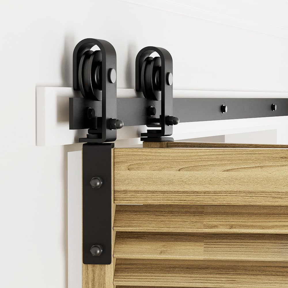 Wolfbird Binario per Porta Scorrevole 1.2M, Nero Rustico