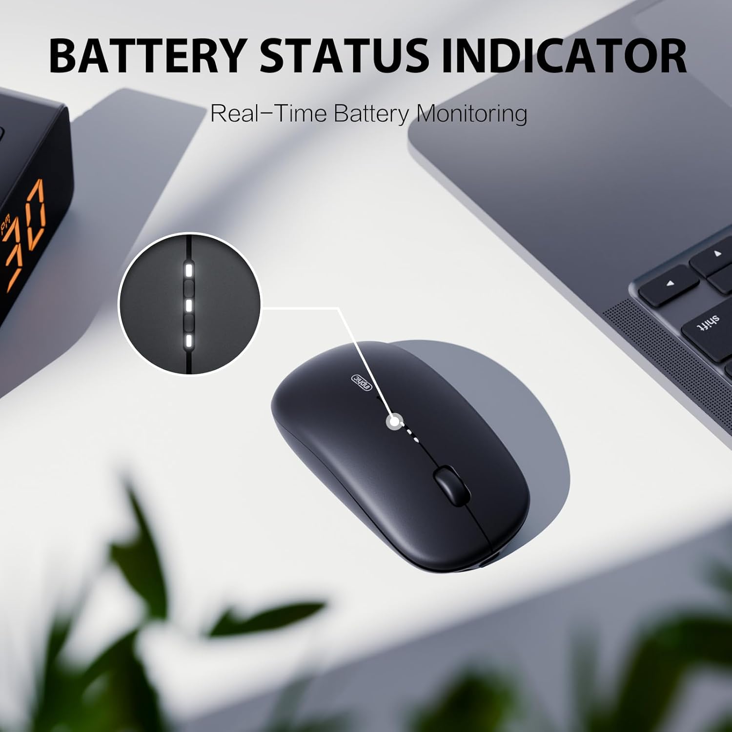 Inphic M1 Mouse Bluetooth Portatile Tri-Modo - immagine 4