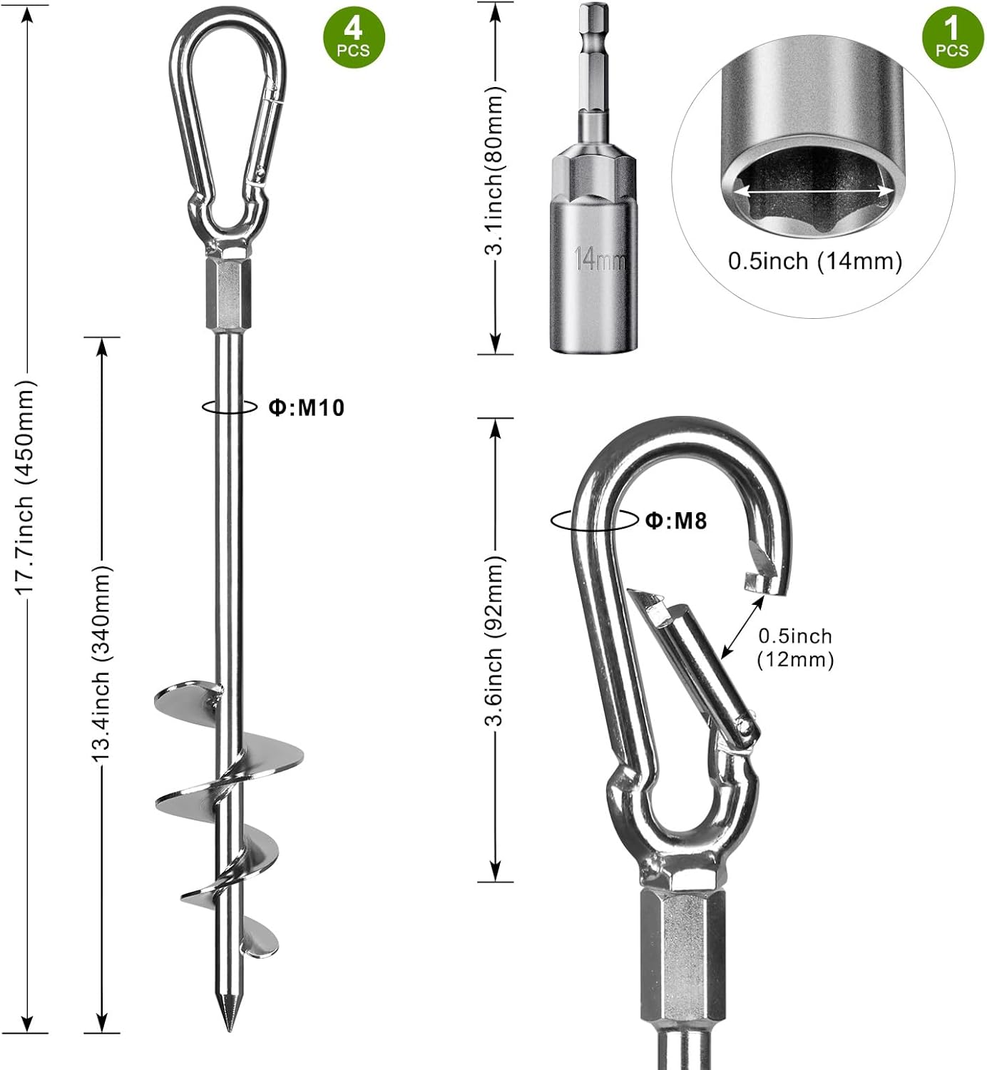 SELEWARE Picchetti per Tenda - immagine 3