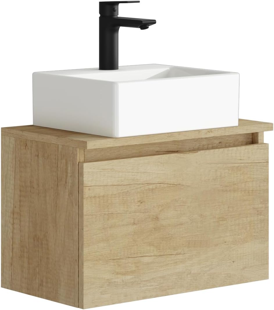 Baikal Maia, Legno Melamina Ceramica Melammina, Natura, 50 cm