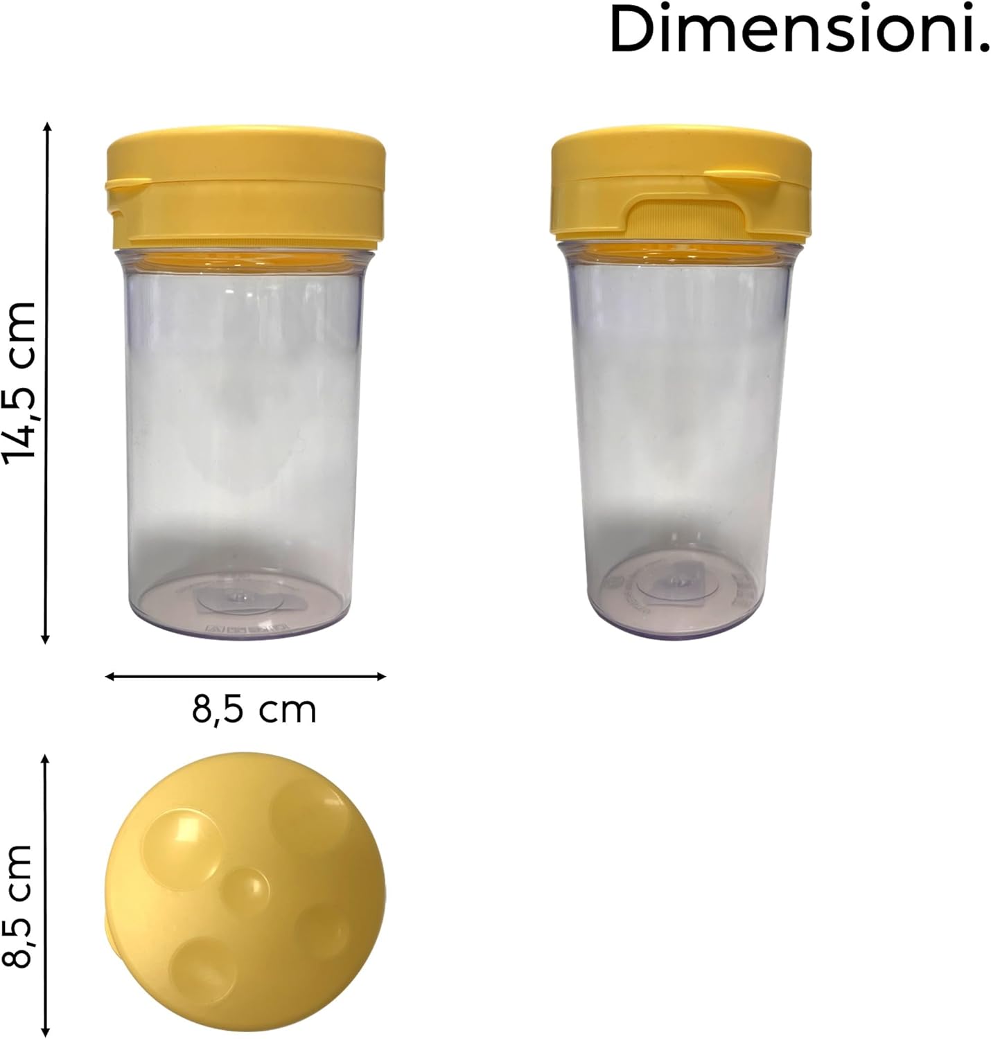 Snips Spargi Formaggio Grattugiato 2in1 - 300ml Made in Italy - immagine 4