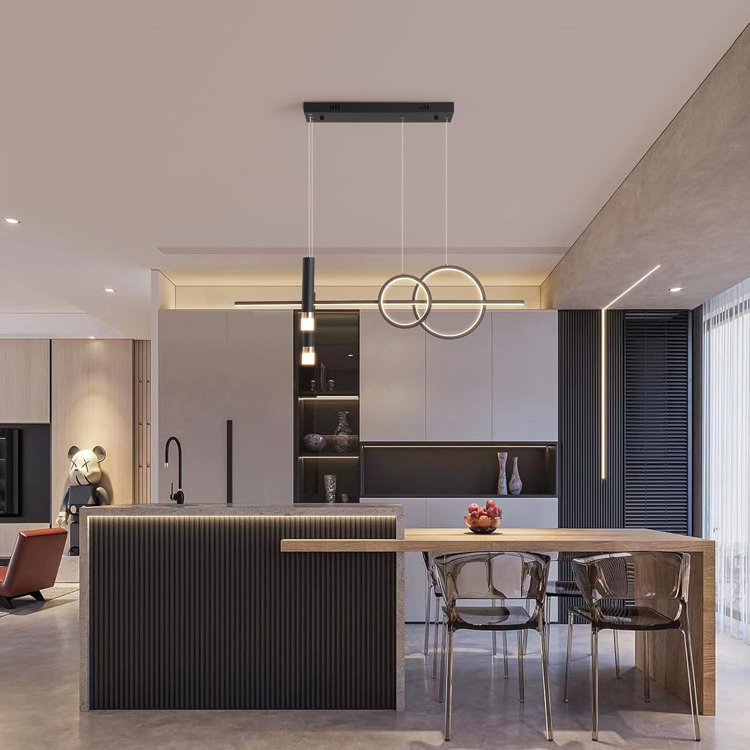 Eoodis Lampada a Sospensione Moderna LED 40W - immagine 7