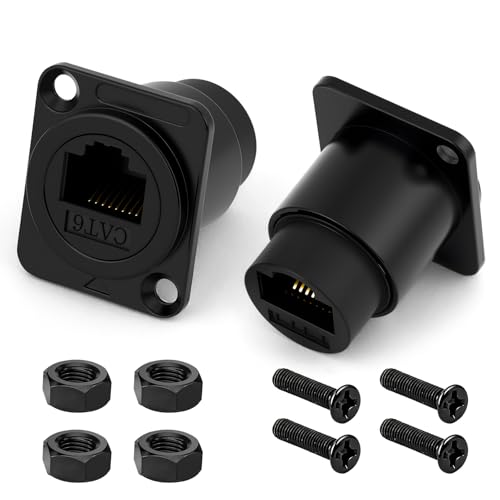 Offcup Modulo Tipo D Presa RJ45 CAT6/CAT5E/CAT5 2 Pezzi