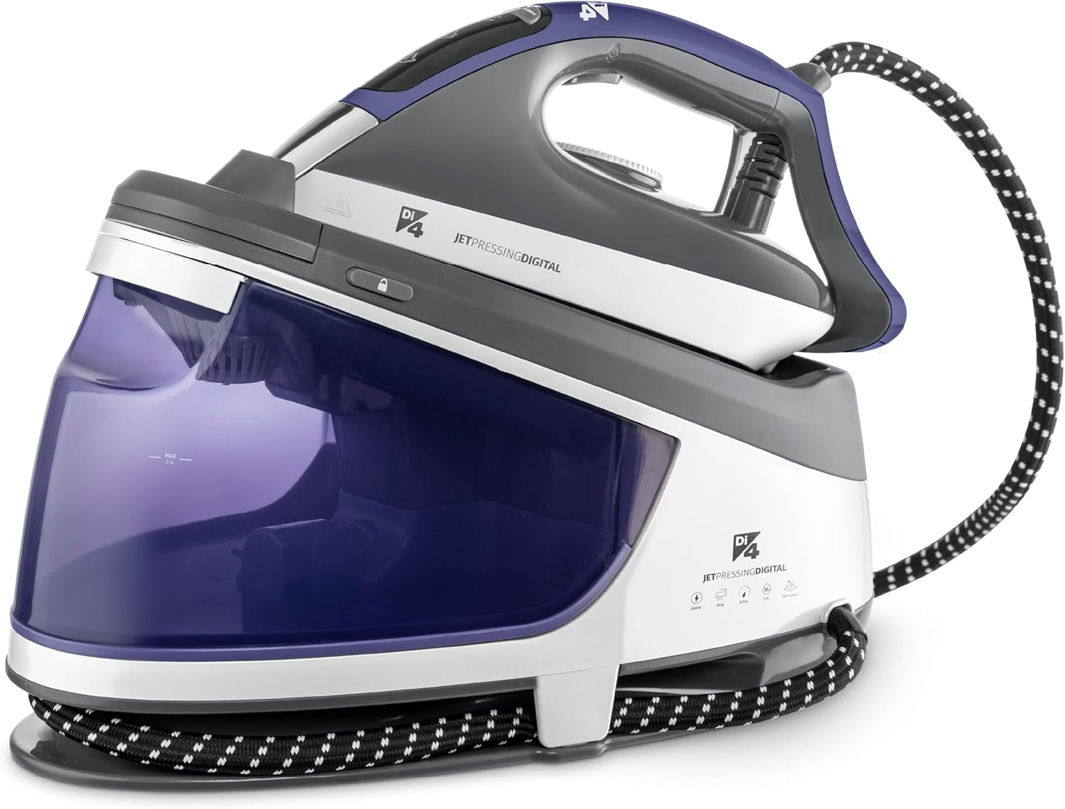 Di4 Centro Stirante a Vapore Digital 2600W 8 Bar - immagine 1