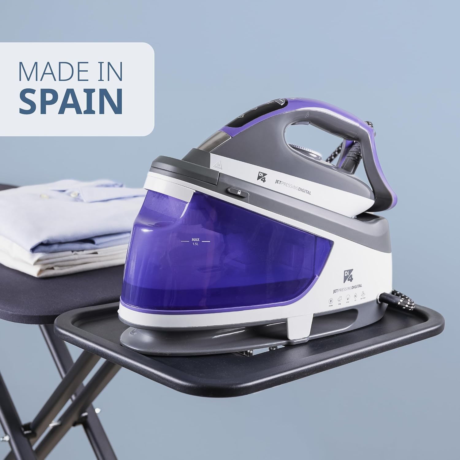 Di4 Centro Stirante a Vapore Digital 2600W 8 Bar - immagine 3