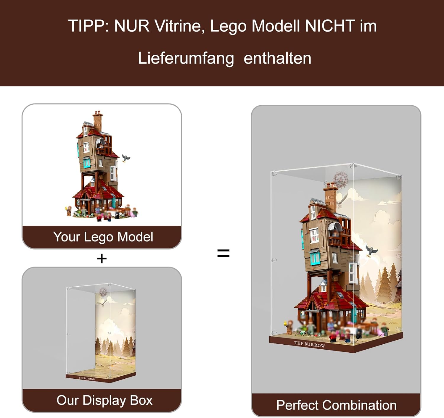 Cooldac Vetrina acrilica per Lego 76437 La Volpe - immagine 5