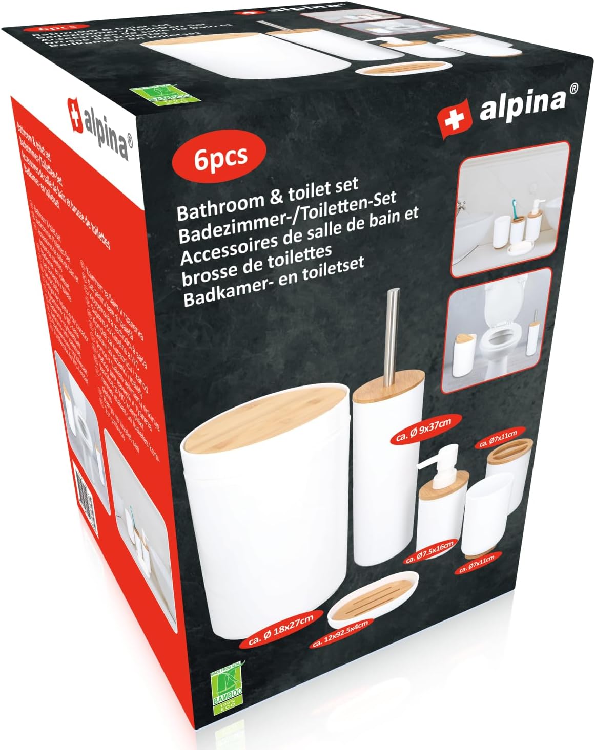 alpina Set da Bagno 6 Pezzi - immagine 6