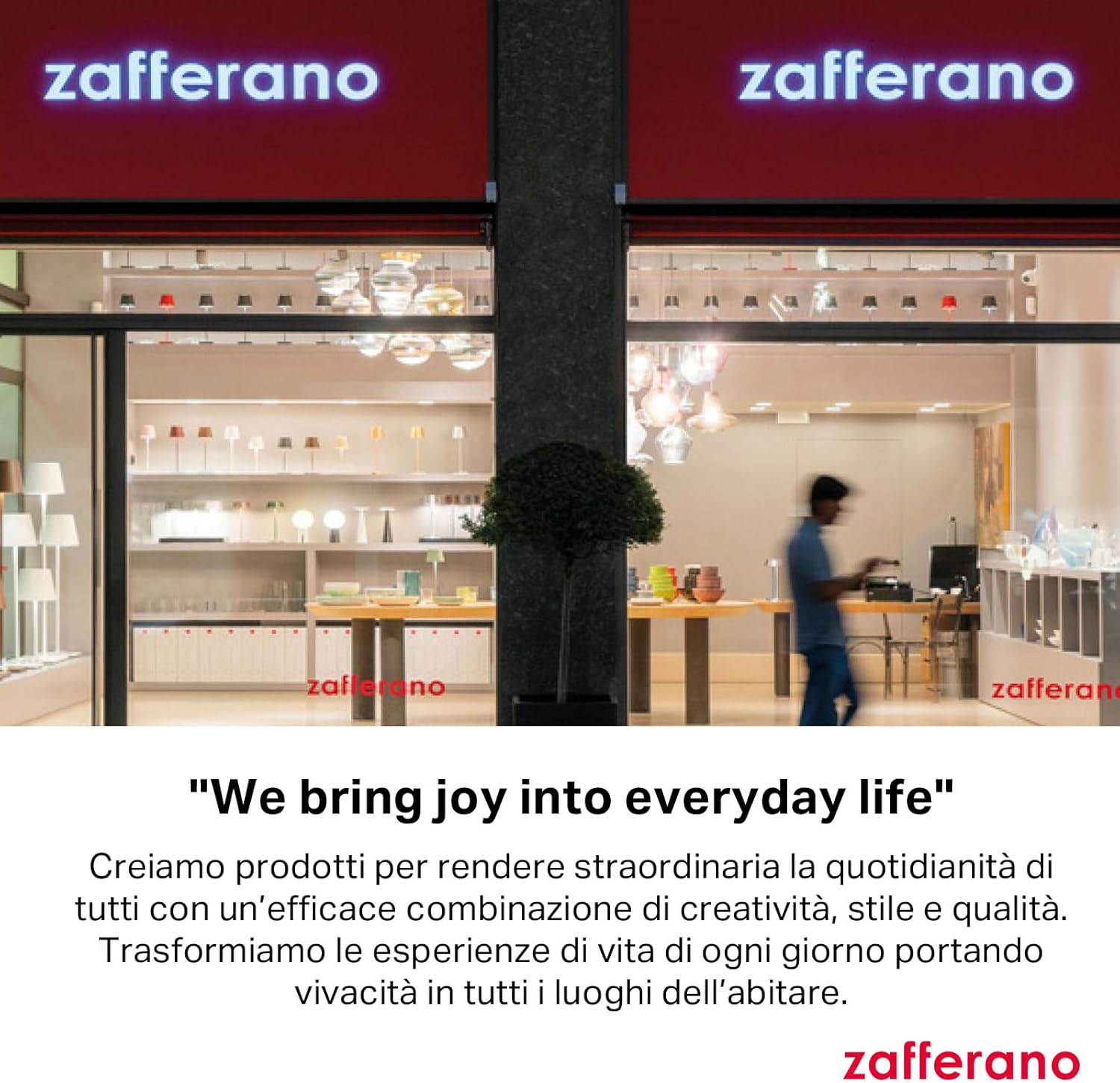 Zafferano Poldina Pro - Lampada da Tavolo Ricaricabile, Bianca - immagine 8