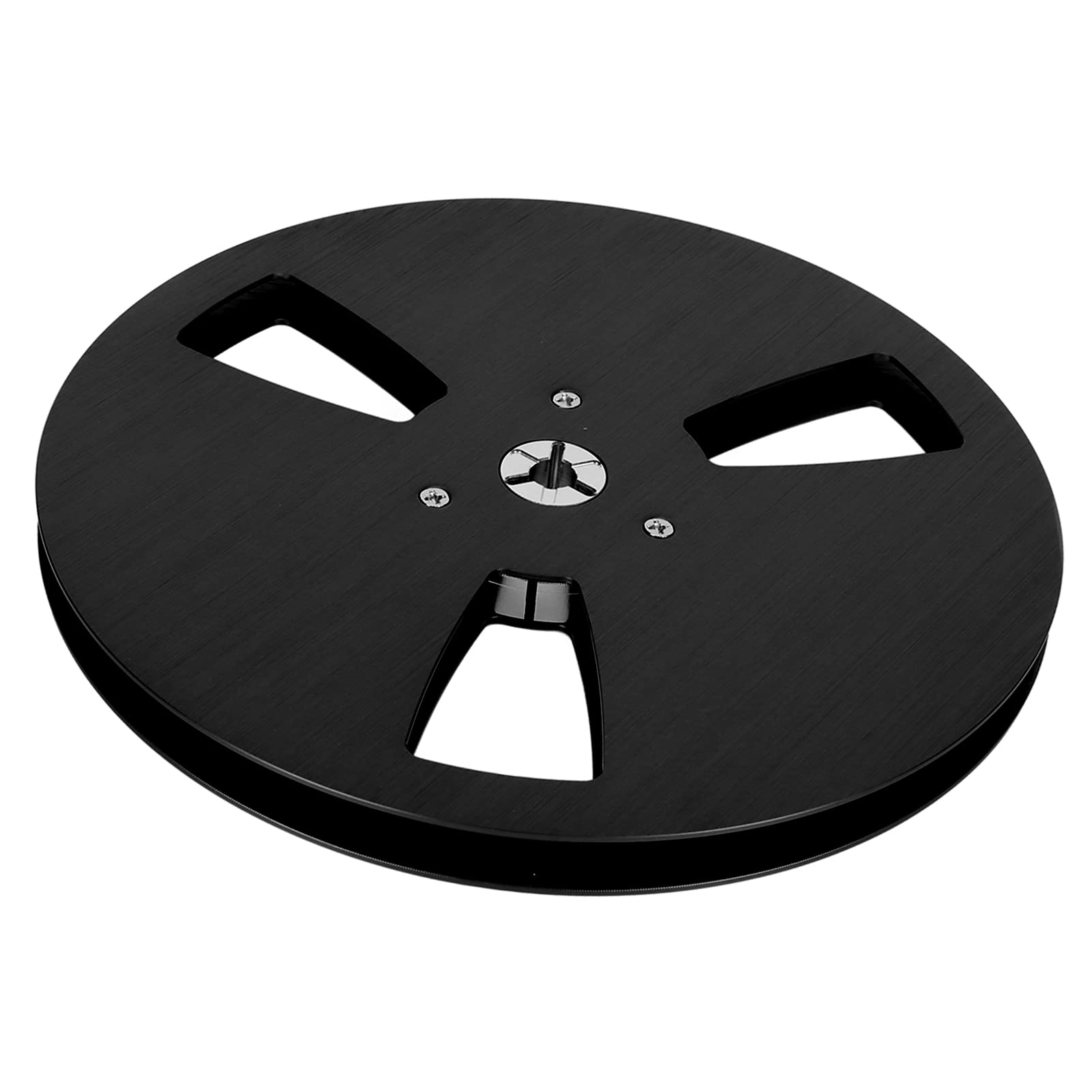 Bobina Nastro Vuota 1/4" in Alluminio 17,8 cm, Nero