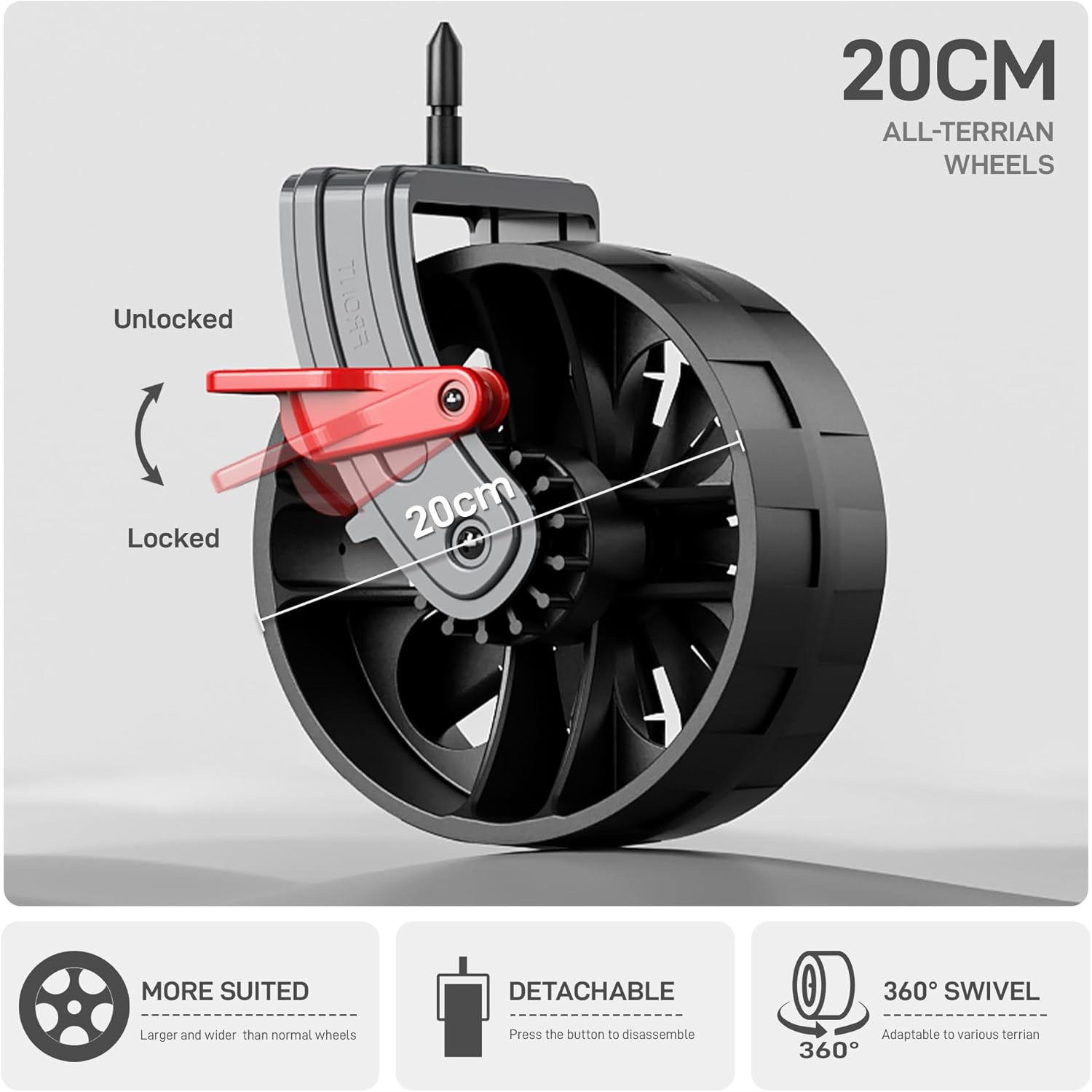 Ever Advanced Carrello XXL Pieghevole 225L 150kg - immagine 7