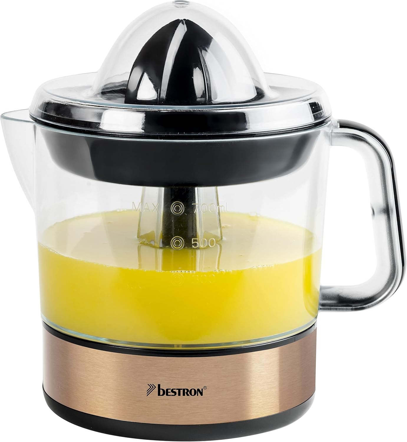 Bestron Spremiagrumi Elettrico 0,7 Litri, Rame - immagine 1