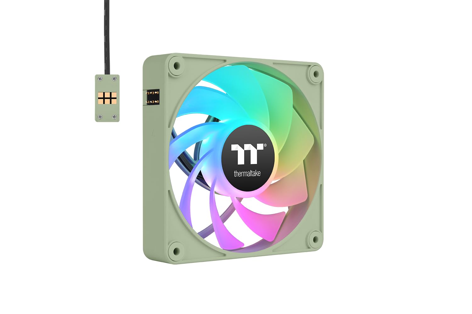 Thermaltake CT120 EX Reverse ARGB Sync Matcha Green 3 Pack Gehäuselüfter