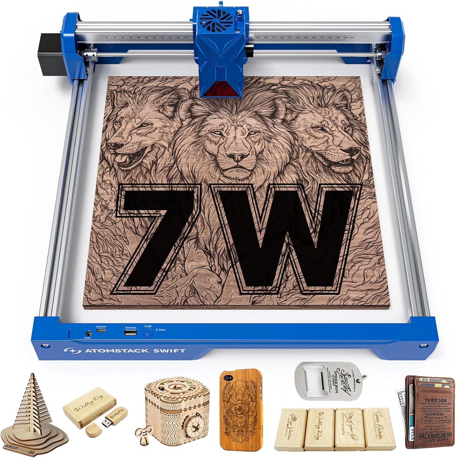 ATOMSTACK 7W Macchina per Incisione Laser Swift - immagine 1