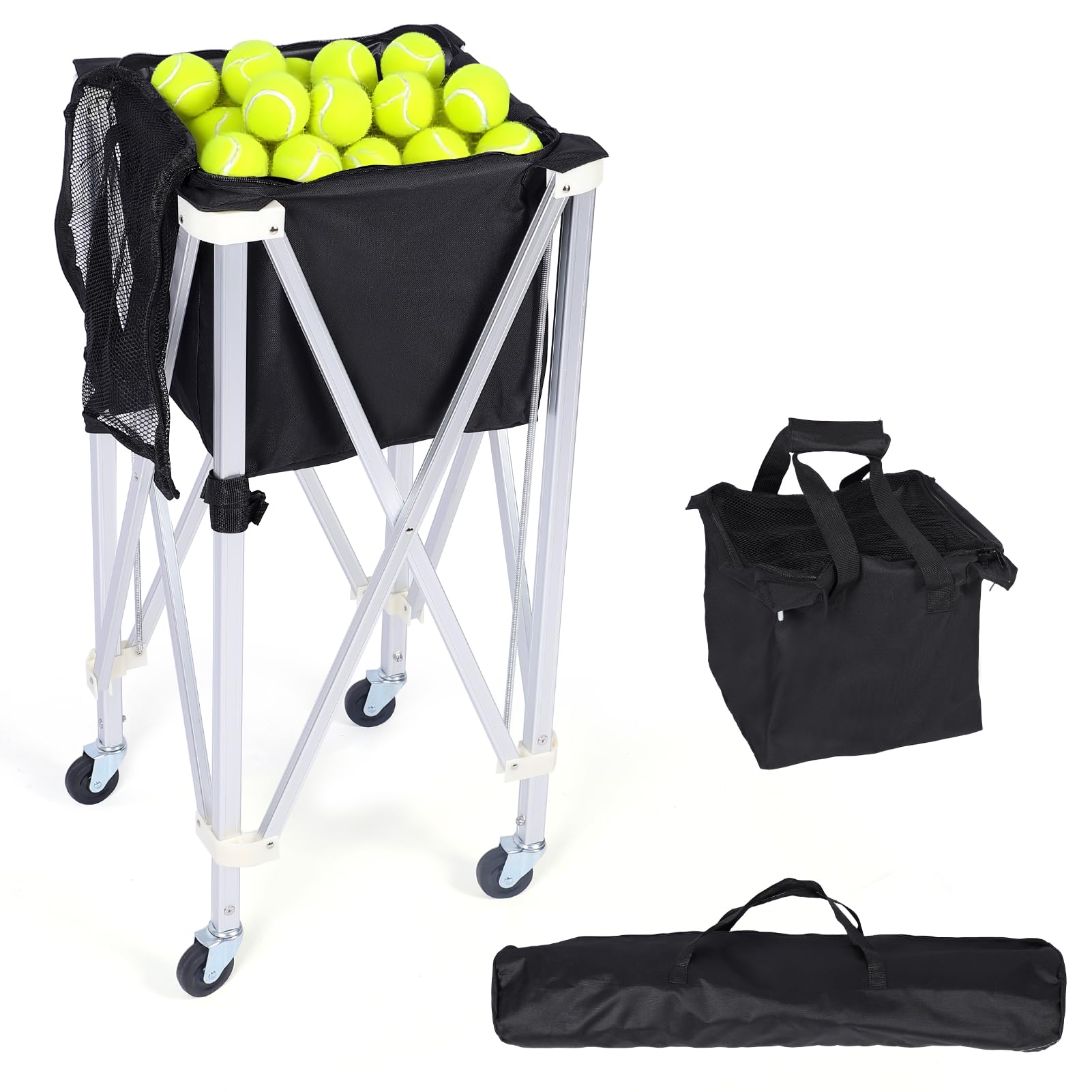 Zembsoya Hopper - Cestino Palle da Tennis Pieghevole