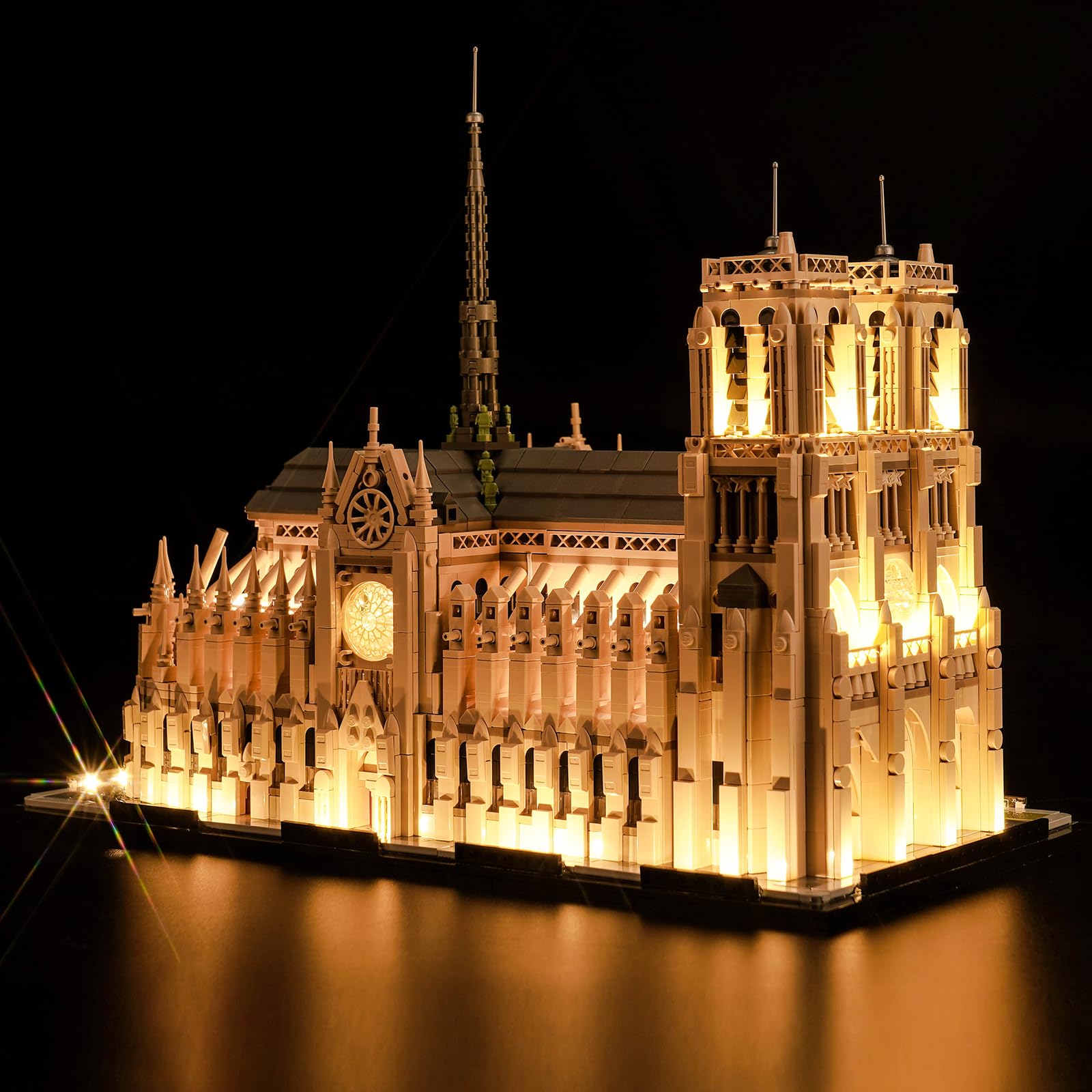 Set Luci LED per Lego 21061 Architecture Notre-Dame