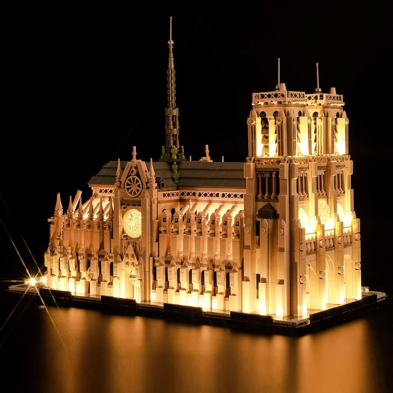 Set Luci LED per Lego 21061 Architecture Notre-Dame - immagine 1