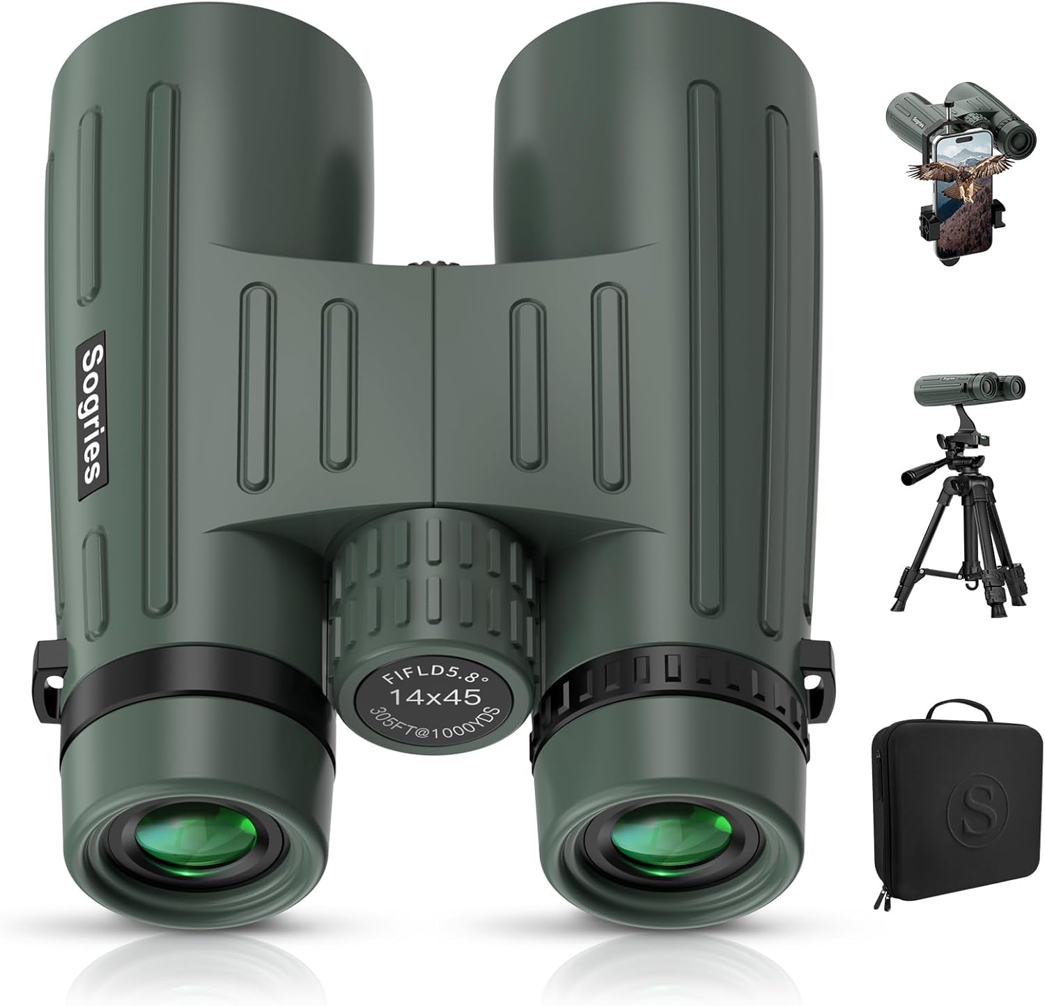 Binocolo Professionale HD 14x45 per Adulti - immagine 1