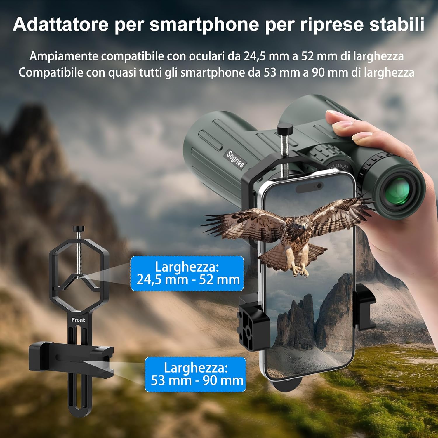 Binocolo Professionale HD 14x45 per Adulti - immagine 6